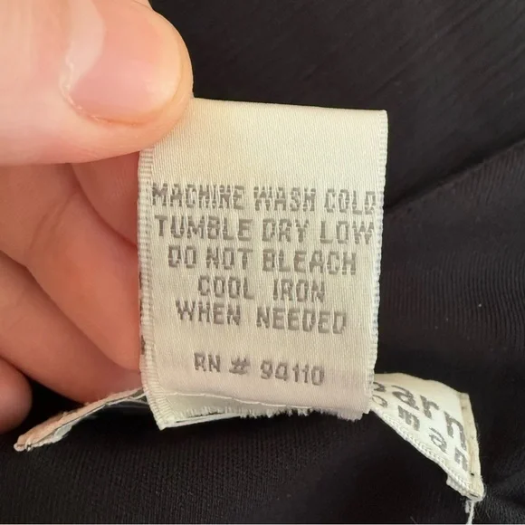 Women’s Vintage Y2K Black Dress 16W Midi Lace Tiered Cottagecore 90s - Picture 10 of 10